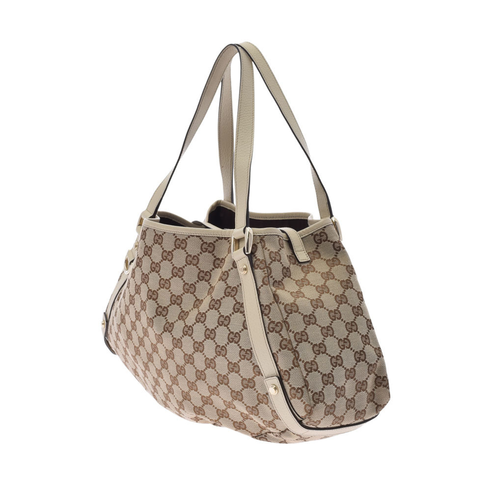 Gucci D-ring canvas tote Abbey bag GG